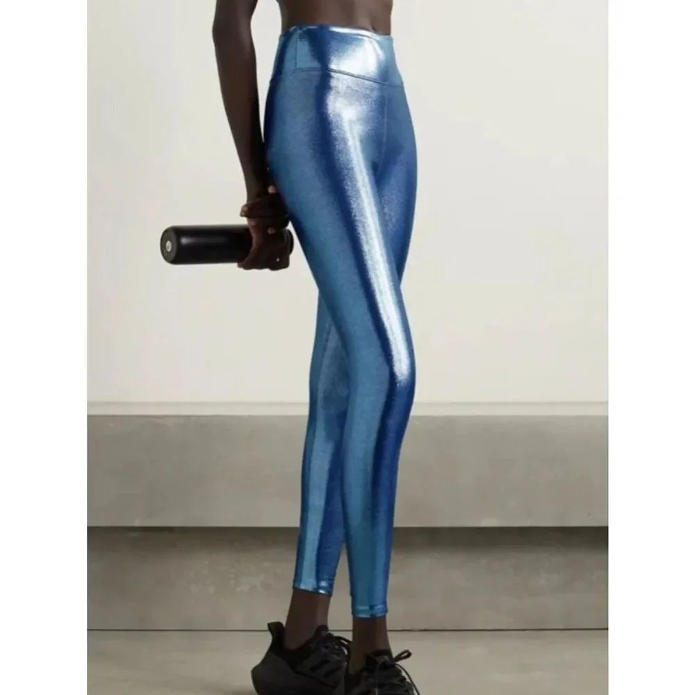 NWOT HEROINE SPORT Marvel High-Waist Leggings Titanium Blue in Size S